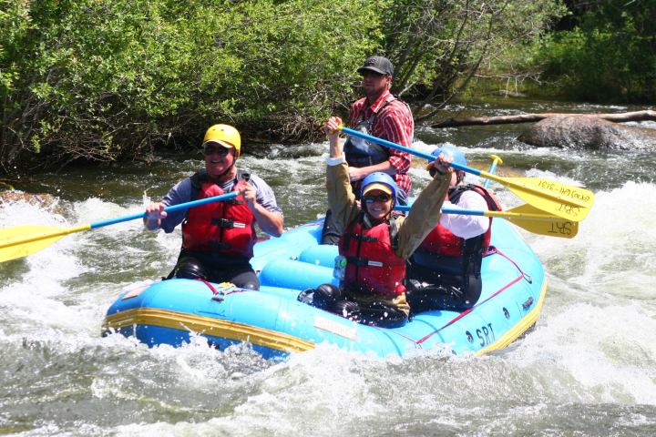 White water rafting in Colorado near Gunnison